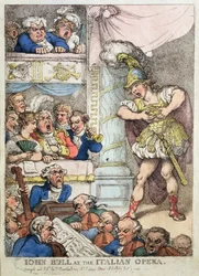 1811年のイタリアオペラでのジョンブル